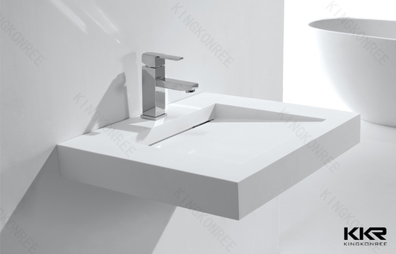Small Size Modified Acrylic Solid Surface Basin 10 Years Limited Warranty